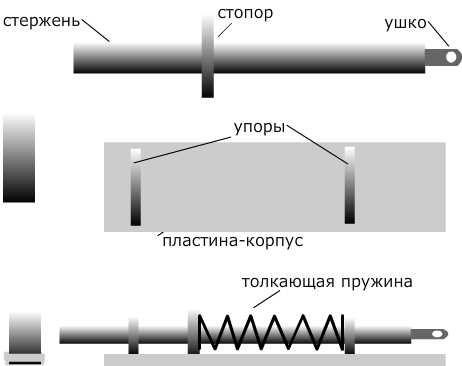 Как сделать дверную защелку