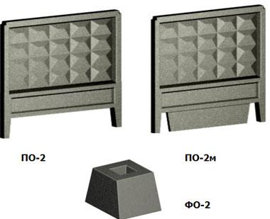 Заборы из панелей ПО-2 и ПО-3