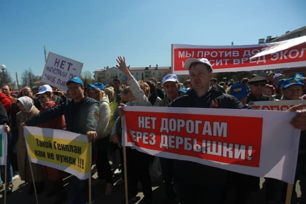 Сегодня в Казани пройдет новый раунд митингов против дорожного строительства