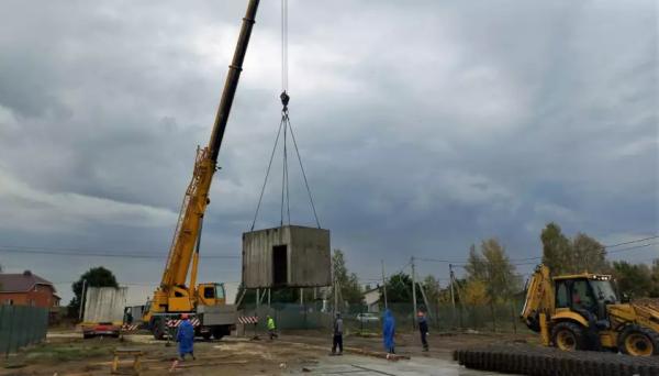 Модульный ФАП отправлен с производственной площадки Концерна Крост в Егорьевск