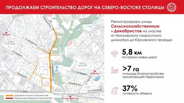 Жителям квартир на северо-востоке Москвы «подарят» новые дороги